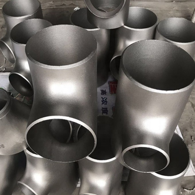METAL Fabricante Níquel 90/10 Acessórios de tubos UNS C70600 UNS C71500 Cruz igual de cobre 1