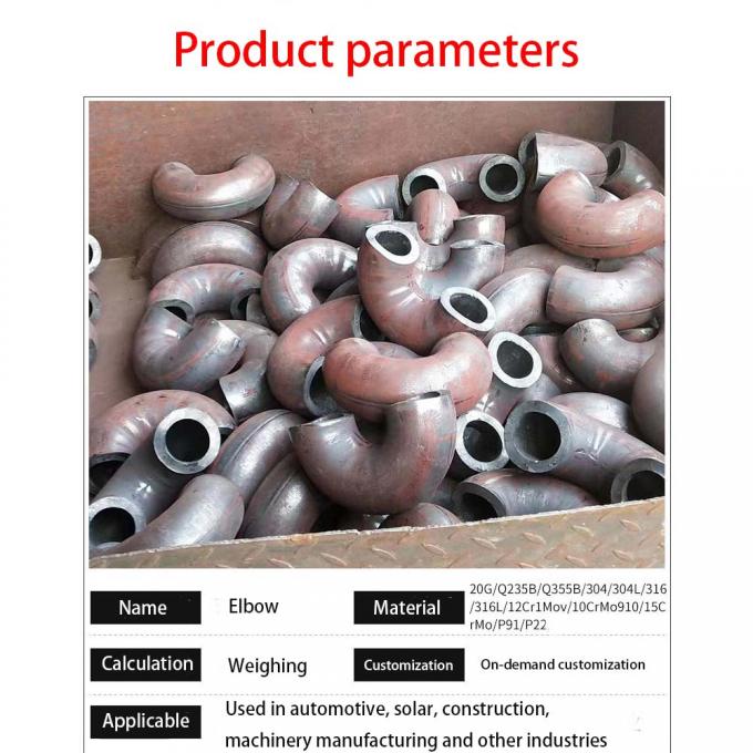Velocidade de envio Soldadura de traseira de longo raio 90 graus Cotovelo ASME 3
