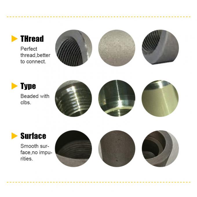 Acessórios para tubos com rosca de alta pressão ASTM A105/A350 1" 3000LB LF2 3