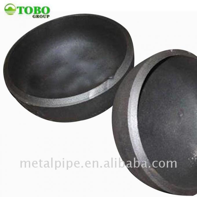 Tubos de solda de aço carbono WPB Tubos e acessórios Cap Nickel Cap 90/10 70/30 1