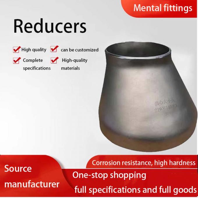 Acessórios de soldadura de traseira Cobre NICKEL Acessórios de tubos Con ECC Redutor 90/10 70/30 C30600 2