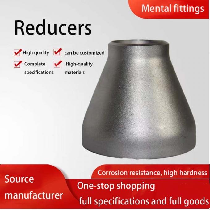 Acessórios de soldadura de traseira Cobre NICKEL Acessórios de tubos Con ECC Redutor 90/10 70/30 C30600 1