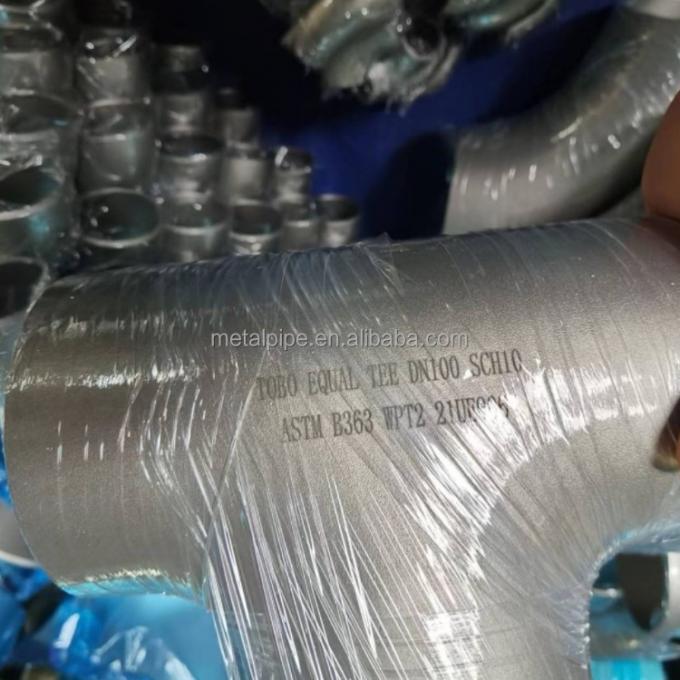 Acessórios para tubos de cobre metálico e níquel ASME B36.19 LR/SR 2 polegadas Sch10s 90 graus 2