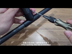 As multi tampas de alumínio aptas do cotovelo amortecem os encaixes de tubulação do T