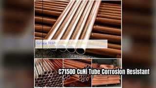 C71500 CuNi 70 resistência de corrosão alta do tubo 30 sem emenda