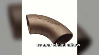 Cotovelos de cobre e níquel com resistência à corrosão superior