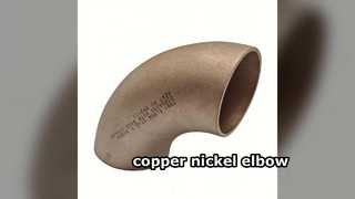 Cotovelos de cobre-níquel – resistência superior à corrosão da água do mar para tubulações marítimas