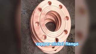 Flanges de cobre-níquel – conexão resistente à corrosão para tubulações marítimas e industriais