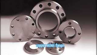 Flanges de cobre-níquel com resistência superior à corrosão para tubulações marítimas