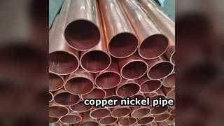 Tubos de cobre-níquel: resistência superior à corrosão da água do mar para sistemas marítimos de longa duração.
