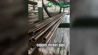 Tubo de cobre-níquel – Resistência à corrosão da água do mar de alto desempenho para tubulações marítimas