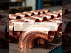 Cobre Níquel 90 10 Encaixe de tubo de cotovelo para sistemas marítimos