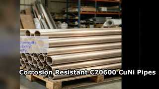 Solução resistente à corrosão de tubo de alta elasticidade C70600 CuNi