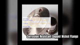 Solução resistente à corrosão de flange de cobre e níquel durável