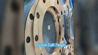 Flanges CuNi C70600 personalizados classe 300