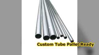 Pacote de paletes de tubo de cobre e níquel anodizado