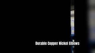 Cotovelos de cobre e níquel duráveis ​​3000# forjados