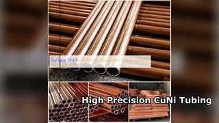 Tubo capilar CuNi C71500 de alta precisão para semicondutores