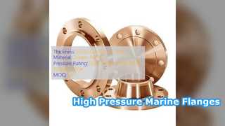 Flange de pescoço de solda de cobre e níquel de alta pressão ASME B165