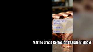 CuNi 90 10 cotovelo de solda de extremidade Marine Grade resistente à corrosão