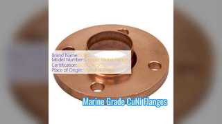 Flange de solda de soquete CuNi 70 30 durável para sistemas marítimos