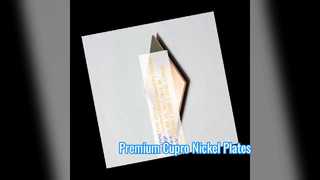 Placas Premium Cupro Níquel C70600 C71500 para uso marítimo