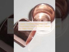 Tampas de tubos com rosca de cobre personalizadas para tubulação de água segura