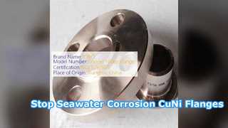 CuNi 70 30 forjou o Seawater da flange resistente à corrosão