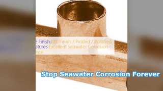 Marine Grade CuNi 90 tubulação resistente à corrosão de T igual 10