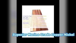 Placa de cobre e níquel ASTM B127 90 10 para construção naval marítima
