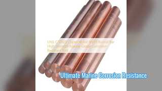 UNS C70600 Cupro Níquel 90 10 Classe Marinha Rod