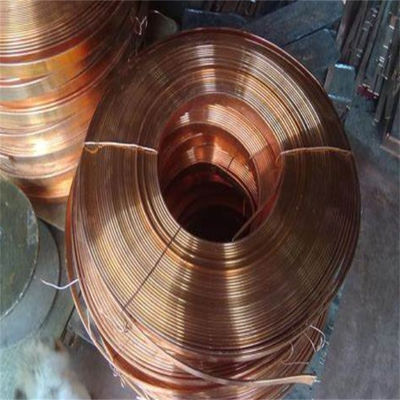 High Purity T2 Copper Coil for Air Conditioner & Lathe Oil Pipeline Custom Sizes