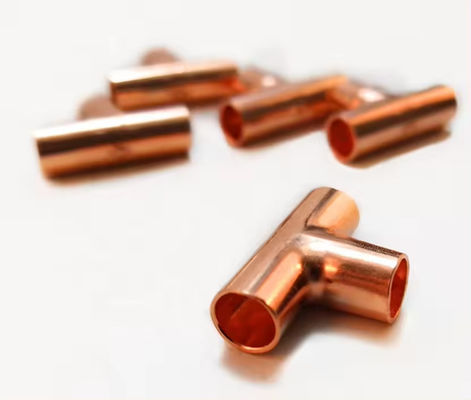 Corrosion-Resistant C70600 Copper Nickel Equal Tee with Threaded Connection for DN20 Pipes