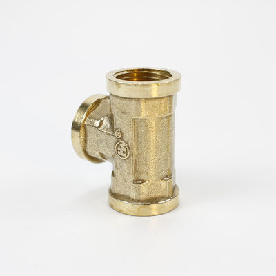 ANSI JIS DIN Standard Copper Equal Tee Corrosion Resistant Pipe Fitting Custom Logo