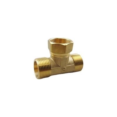 Corrosion-Resistant C70600 Copper Nickel Equal Tee with Threaded Connection for DN20 Pipes