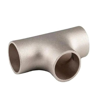 DN20 Threaded Copper Nickel Equal Tee Anti-Corrosion Cupro Nickel Equal Tee for Industrial Water Pipe