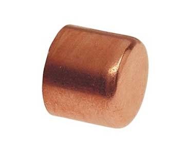K65 Copper Pipe Cap Leak-Proof HVAC Copper End Cap Solder Fitting for Refrigeration Sealing
