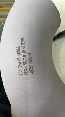 DIN 86090 Copper Nickel LR Elbow – 1.5D Bend, SCH 10S Wall Thickness