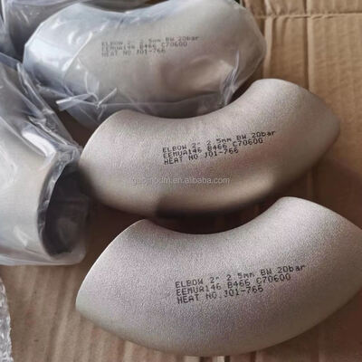 UNS C71500 CuNi 70/30 Butt Weld Elbow, 90° LR Sch 80 ASTM B16.9 Industrial