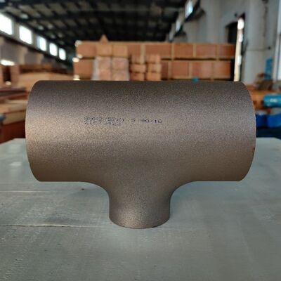 CuNi 70/30 Copper Nickel Reducing Tee Butt Weld Fitting ASME B16.5 Class150 Marine Grade