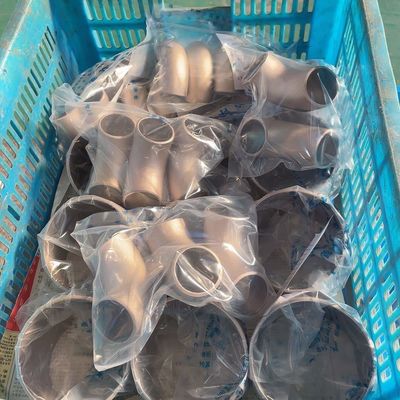 CuNi 70/30 Cobre Níquel Cotovelo 90° LR ASME B16.9 Instalação de tubos marítimos de alta pressão