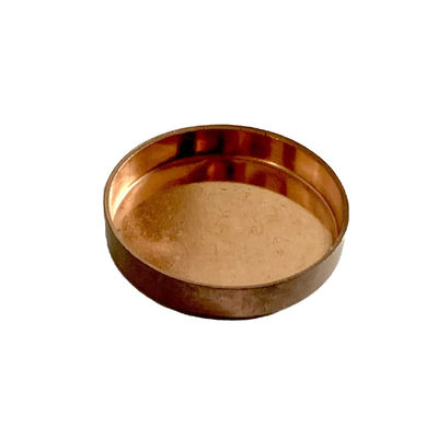 Threaded Copper Pipe Cap with 150 PSI Pressure Rating and Cylindrical Shape for Secure Pipe End Protection