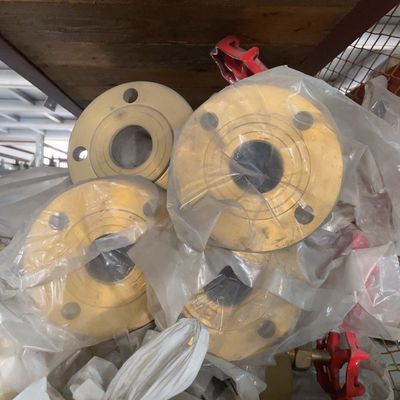 As flanges de cobre C71500 de Cuni do níquel (70/30) de A105 aumentaram a flange do pescoço da solda da cara