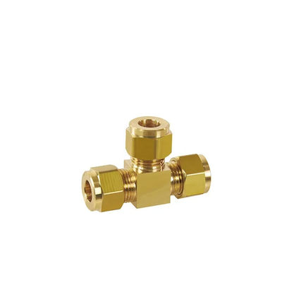 Copper Nickel Equal Tee with Threaded Connection, Delivery Based on Order Quantity