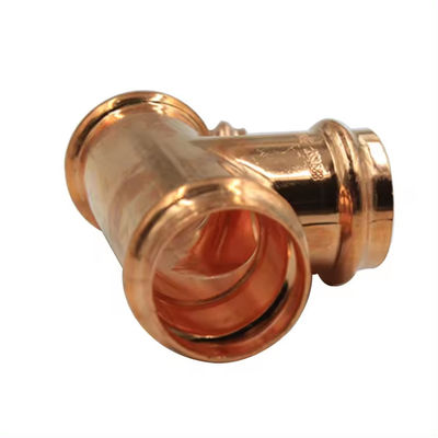 CuNi 90/10 Equal Tee ASTM B466 C70600, Seawater Corrosion Resistant Marine Pipe Fitting