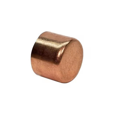 K65 Copper Solder End Cap for Refrigeration, HVAC Tube Sealing Cap, Durable Leak-Proof Pipe Cover