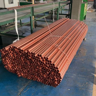 Fábrica Fornecimento direto Astm B280 C12000 1/2 1/4 Tubos de cobre Ar condicionado Tubos de cobre