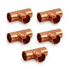 Corrosion-Resistant C70600 Copper Nickel Equal Tee with Threaded Connection for DN20 Pipes