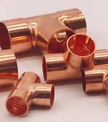 Metal Target RED Tee UNS C71500 SMLS Copper Nickle Equal Tee durável