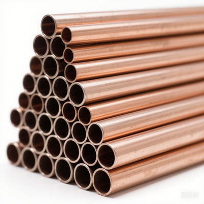 Tubos sem costura C70600 90/10 de cobre-níquel CuNi para aplicações de alta temperatura e alta pressão - comprimentos SCH80, 6M